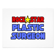 Rock Star Plastic Surgeon Personalized Announcement