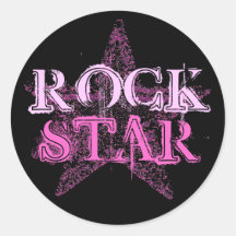 ROCK STAR stickers