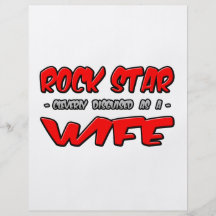 Rock Star...Wife Full Color Flyer