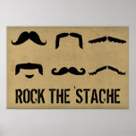 Rock The 'Stache Poster