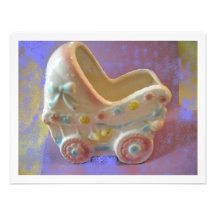 Rockabye Baby Buggy/shower gifts Announcements
