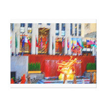 Rockefeller Centre Canvas Print