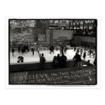 Rockefeller Centre Ice Rick Postcard