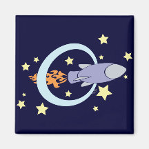 Rocket Kids Refrigerator Magnets