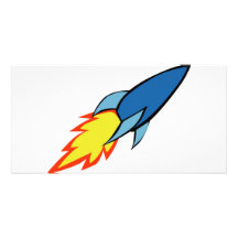 Rocket Personalized Photo Card
