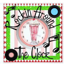 Rockin' Around the Clock Party - SRF Personalized Invite