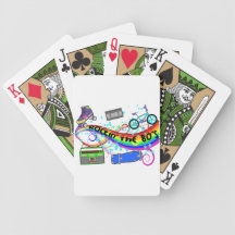 Rockin The 80s Bicycle Poker Cards