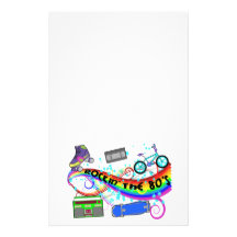 Rockin The 80s Customized Stationery