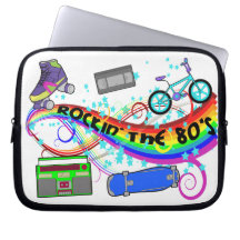 Rockin The 80s Laptop Sleeves