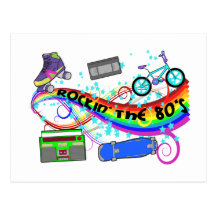 Rockin' The 80's Post Card