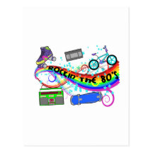 Rockin' The 80's Postcard
