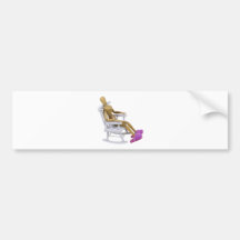 RockingFuzzySlippers030310 Bumper Stickers