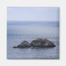 Rocks In The Sea Refrigerator Magnet