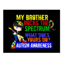 Rocks Spectrum Autism Postcards