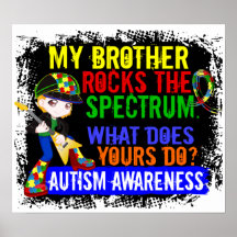 Rocks Spectrum Autism Poster