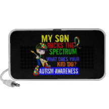 Rocks Spectrum Autism Son Travel Speaker