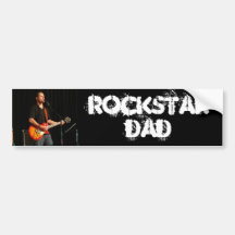 Rockstar Dad Bumper Stickers