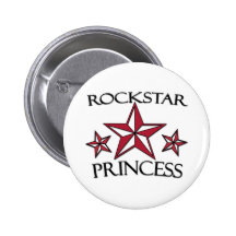 Rockstar Princess Button