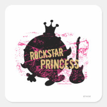 Rockstar Princess Stickers