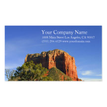 Rocky Mountain Desert Blue Sky Business Cards