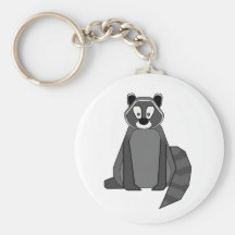 Rocky Racoon Key Chain