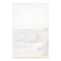 Rocky Sea Coast By Paul Gauguin (Best Quality) Personalized Stationery