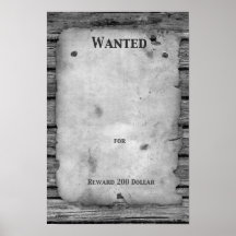 "Rod Series" Make your own "Wanted Poster"