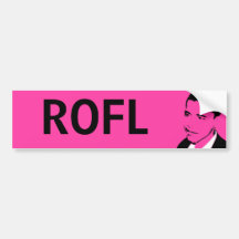 ROFL bumper sticker