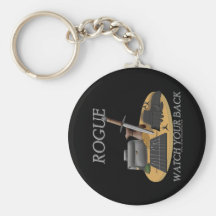 Rogue: Watch Your Back Keychains