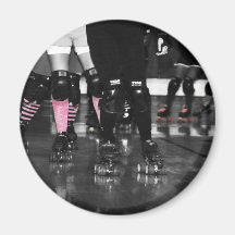 Roller Derby Refrigerator Magnet