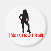 Roller Derby Roll Magnet