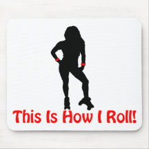 Roller Derby Roll Mouse Pad