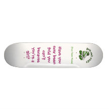 Roller Derby Skate - Green Skateboard Decks