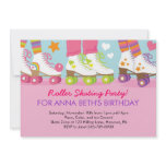 Roller Skating birthday party invitations