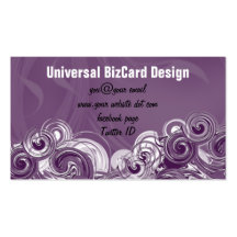 Rolling Purple Business Cards