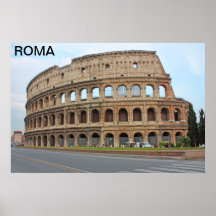 Roma coliseum poster