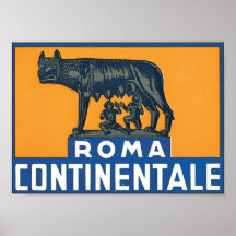 Roma Continentale Poster