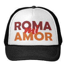 Roma mi amor Rom meine Liebe rome my love Kappen