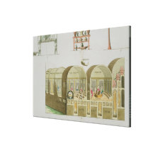 Roman Baths, plate from 'The History of the Nation Canvas Prints