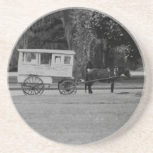 Roman Candy Cart Drink Coasters