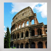 Roman Colosseum in Rome, Italy Poster