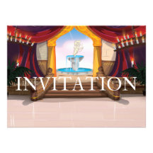 Roman Palace Personalized Invites