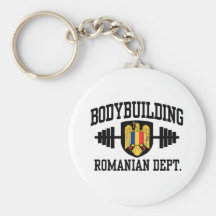 Romanian Bodybuilding Keychain