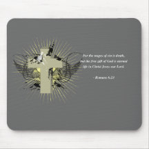 ROMANS 6:23 Bible Verse Mousepad