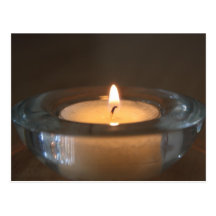 Romans 6:3-4 Candle Postcard