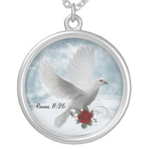 Romans 8:26 Necklace