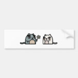 Romantic Cat Bumper Stickers