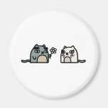 Romantic Cat Magnets