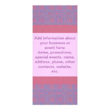 Romantic Embossed Hearts Rack Cards