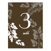 Romantic Nature/ Table Card Post Card